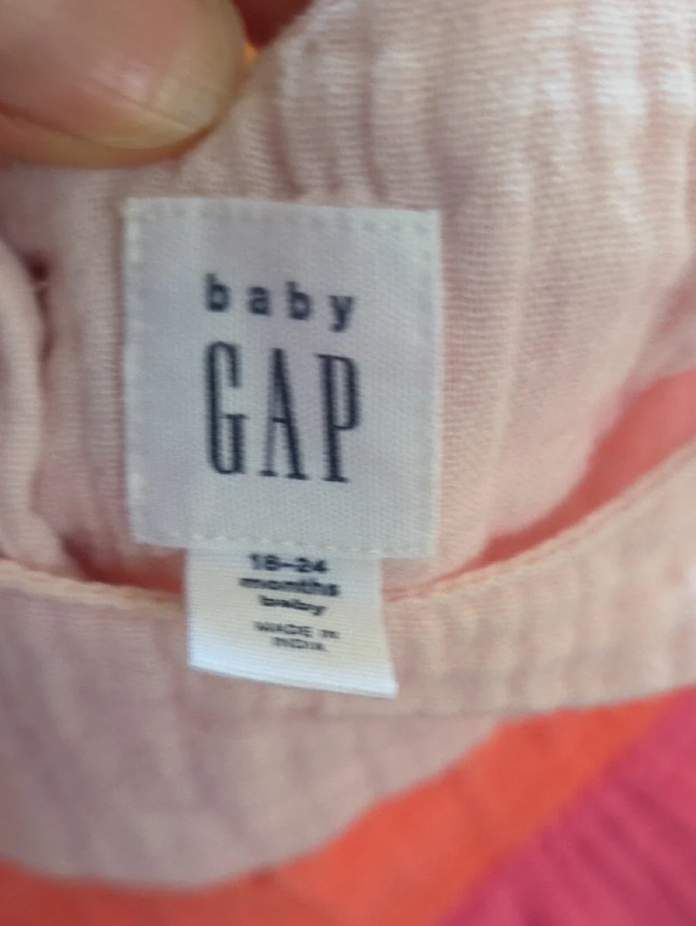 GAP Muslin Tier Set Ruffle Straps Bloomers Cotton Pinks & Coral Size 18-24